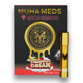 Muha Meds Strawberry Dream 1G Melted Diamonds Cart