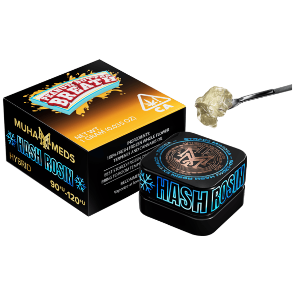 Muha Meds Peanut butter Breath Hash Rosin Concerntrates