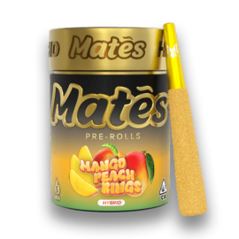 Muha Mates Mango Peach Rings Pre-rolls