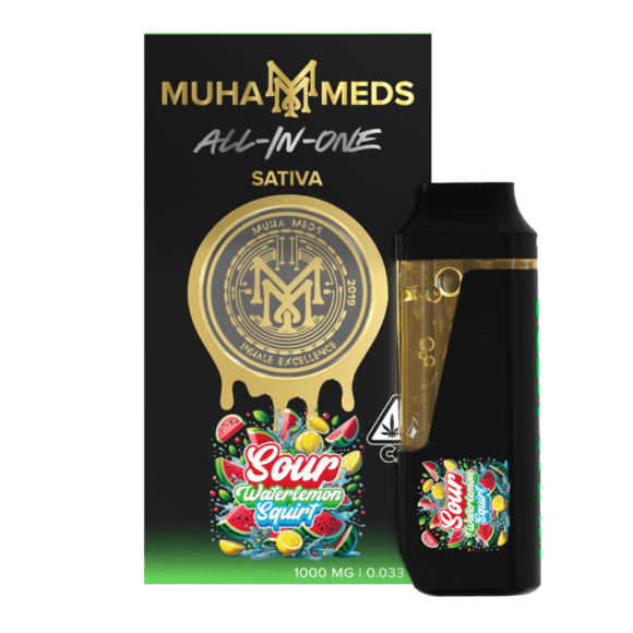 Muha Meds Sour Watermelon Squirt 1 Gram Disposable