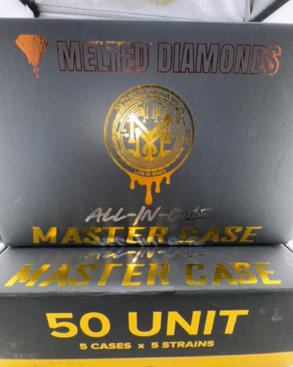 Muha Meds 1G Melted Diamond disposables master box