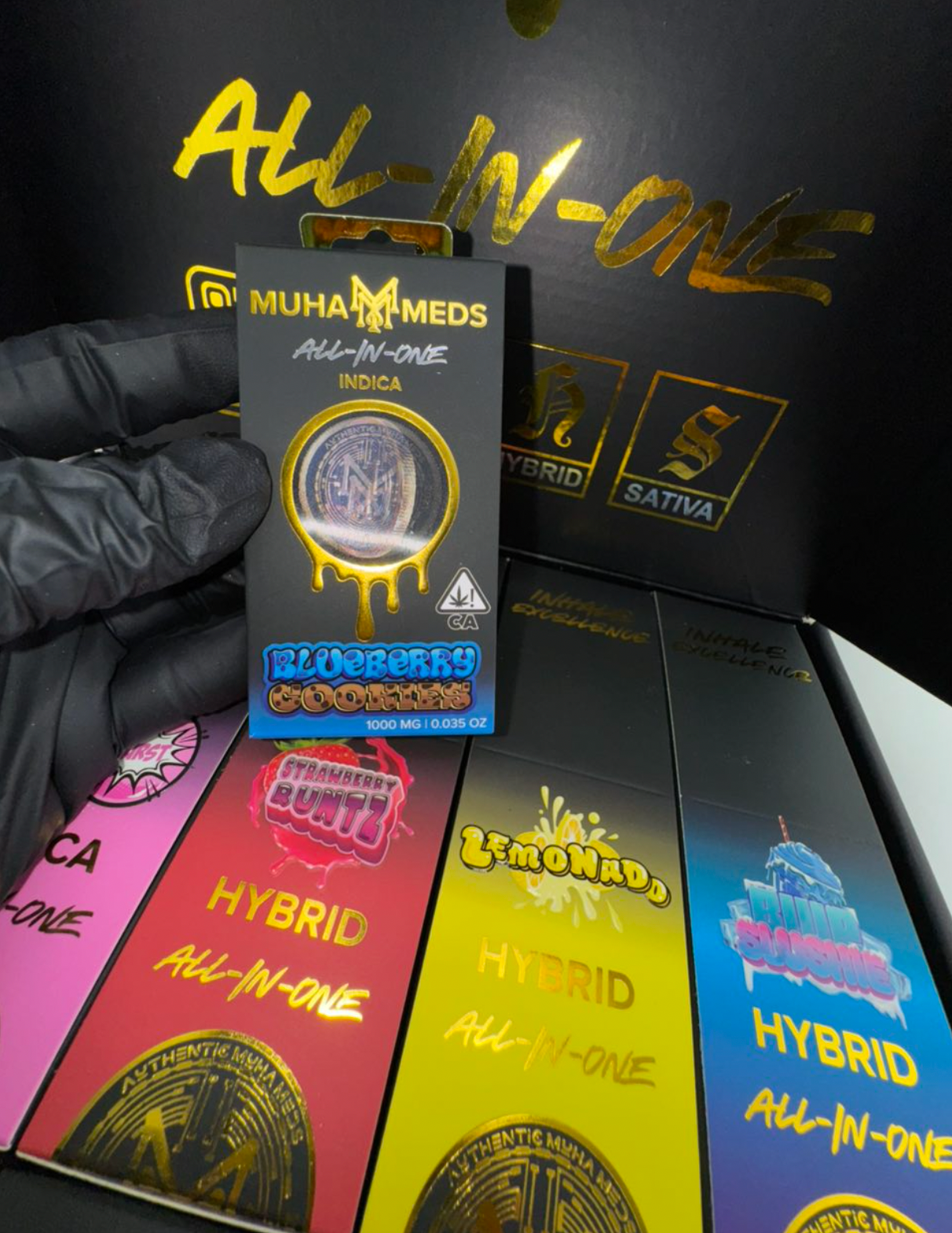 Muha 1G Disposables | Muhameds 1000mg THC Vape